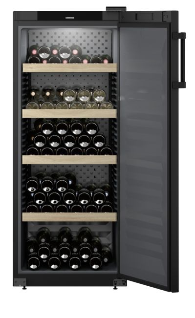 Liebherr WSBL4601 Freestanding Wine Cooler - Black E Rated