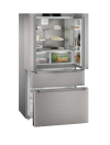 Liebherr MBSDDI 9524 Plus American Style NoFrost Fridge Freezer Plumbed In Ice Maker, Smart Steel-Silver