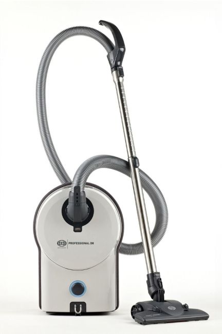 Sebo 90990GB D8 Professional Airbelt Commercial Cylinder Vacuum Cleaner White
