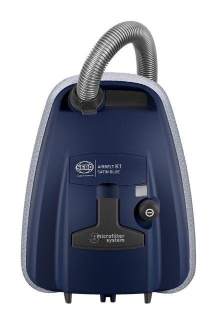 Sebo 93665CI K1 Airbelt Bagged Cylinder Vacuum Cleaner Satin Blue