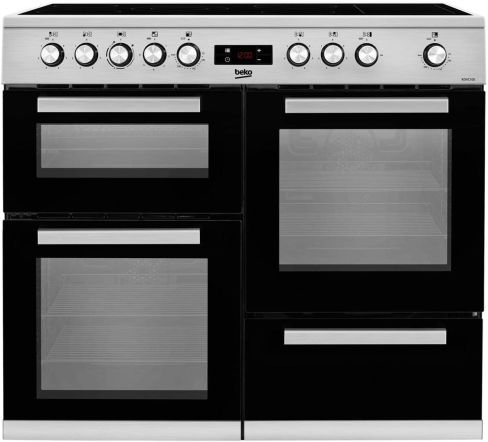 Beko KDVC100X Electric Range Cooker with Ceramic Hob