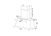 Bertazzoni KR110HER1ADC heritage Series Rustica 110cm Ivory Hood