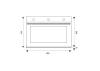 Bertazzoni F909PROEKN Professional 90cm Electric Built-In Oven Carbonio 100L