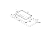 Bertazzoni P905CPROX Pro Series 90cm Gas Hob with Central Wok Burner Stainless Steel