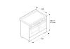 Bertazzoni PRO106L2EXT Dual Fuel Range Cooker