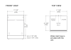 Bertazzoni DW45S3IEPDC 45cm Built-in Dishwasher 10 Place Settings