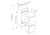 Bertazzoni LRD603UBNPVC/20 Integrated Larder Fridge