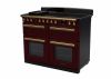 Rangemaster ESDLB110EIPBOR/AB1 110cm Induction Range Cooker ESTEL DLX BC –Bordeaux / Antique Brass - A Rated