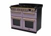 Rangemaster ESDLB110DFPHTH/AB1 110cm Dual Fuel Range Cooker BC Heather /Antique Brass A-Rated
