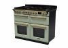 Rangemaster ESDLB110DFPMNT/AB1 110cm Dual Fuel Range Cooker BC Mint /Antique Brass A-Rated