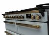 Rangemaster ESDLB110DFPMSB/AB1 110cm Dual Fuel Range Cooker BC Misty Blue /Antique Brass A-Rated