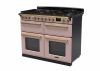Rangemaster ESDLB110DFPPPK/AB1 110cm Dual Fuel Range Cooker BC Pale Pink /Antique Brass A-Rated