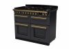 Rangemaster ESDLB110DFPSLT/AB1 110cm Dual Fuel Range Cooker BC Slate /Antique Brass A-Rated