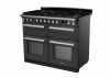 Rangemaster ESDLB110DFPGBL/CM1 110cm Dual Fuel Range Cooker BC Gloss Black /Chrome A-Rated