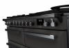 Rangemaster ESDLB110DFPGBL/CM1 110cm Dual Fuel Range Cooker BC Gloss Black /Chrome A-Rated