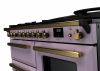 Rangemaster ESDLO110DFPHTH/AB1 110cm Dual Fuel Range Cooker OC Heather /Antique Brass A-Rated