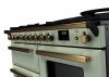 Rangemaster ESDLO110DFPMNT/AB1 110cm Dual Fuel Range Cooker OC Mint /Antique Brass A-Rated