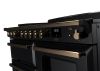 Rangemaster ESDLO110EIPGBL/AB1 110cm Induction Range Cooker OC –Black Gloss /  Antique Brass - A Rated