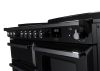 Rangemaster ESDLO110EIPGBL/CM1 110cm Induction Range Cooker OC –Black Gloss /  Chrome - A Rated