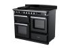Rangemaster ESDLO110EIPGBL/CM1 110cm Induction Range Cooker OC –Black Gloss /  Chrome - A Rated