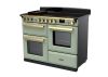 Rangemaster ESDLO110EIPMNT/AB1 110cm Wide Induction Range Cooker OC - Mint / Antique Brass - A Rated