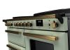 Rangemaster ESDLO110EIPMNT/AB1 110cm Wide Induction Range Cooker OC - Mint / Antique Brass - A Rated