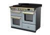 Rangemaster ESDLO110EIPMSB/AB1 110cm Wide Induction Range Cooker OC - Misty Blue / Antique Brass - A Rated