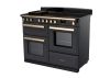 Rangemaster ESDLO110EIPSLT/AB1 110cm Wide Induction Range Cooker OC - Slate / Antique Brass - A Rated