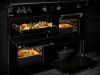 Stoves ST DX RCA RICH 100DF GAR Richmond Deluxe 100cm Dual Fuel Range Cooker in Garnet Red A Rated