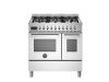 Bertazzoni PRO96L2EXT Professional 90cm Range Cooker Twin Oven Dual Fuel Stainless Steel