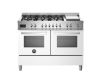Bertazzoni PRO126G2EBIT Professional 120cm Range Cooker Twin Oven Dual Fuel Gloss White