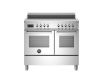 Bertazzoni PRO105I2EXT Professional 100cm Range Cooker Twin Oven Induction Stainless Steel
