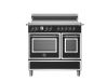 Bertazzoni HER95I2ENET Heritage 90cm Range Cooker Twin Oven Induction Matt Black