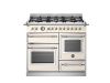 Bertazzoni HER106L3EAVT Heritage 100cm Range Cooker XG Oven Dual Fuel Ivory