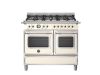 Bertazzoni HER106L2EAVT Heritage 100cm Range Cooker Twin Oven Dual Fuel Ivory