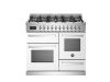 Bertazzoni PRO106L3EBIT Professional 100cm Range Cooker XG Oven Dual Fuel White