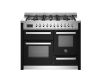 Bertazzoni PRO116L3ENET Professional 110cm Range Cooker XG Oven Dual Fuel Gloss Black