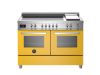 Bertazzoni PRO125I2EGIT Professional 120cm Range Cooker Twin Oven Induction Gloss Yellow