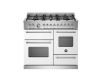 Bertazzoni MAS106L3EBIC Master 100cm Range Cooker XG Oven Dual Fuel Matt White