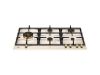Bertazzoni P905LHERAG Heritage Series 90cm Gas hob with Left Wok burner Ivory Gold