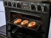 Belling BEL MRA FARMHOUSE 60E BLK Freestanding Electric Cooker