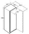 Liebherr WPGBI7473 Freestanding Wine Cooler - Black  Steel F Rated