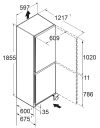 Liebherr CNSDB5223 Freestanding Upright Frost Free Fridge Freezer