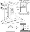 AEG DTX3640B Chimney Hood