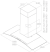 Elica REEF-A-60 Chimney Hood