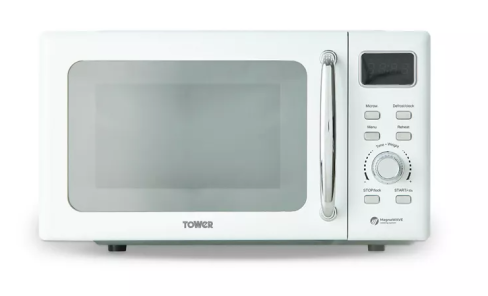 Tower T24041WHT Freestanding Microwave