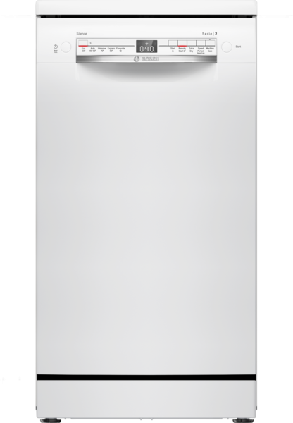 Bosch SPS2IKW01G Freestanding Slimline Dishwasher