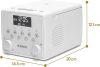 Roberts-Radio SOUND49W FM/DAB/DAB+ Digital Radio with Bluetooth, Alarms and CD Player, white