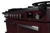 Rangemaster ESDL100DFPBOR/CM1 100cm Wide Dual Fuel Range Cooker - Bordeaux / Chrome - A Rated