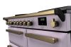 Rangemaster ESDL100EIPHTH/AB1 100cm Wide Induction Range Cooker - Heather / Antique Brass - A Rated